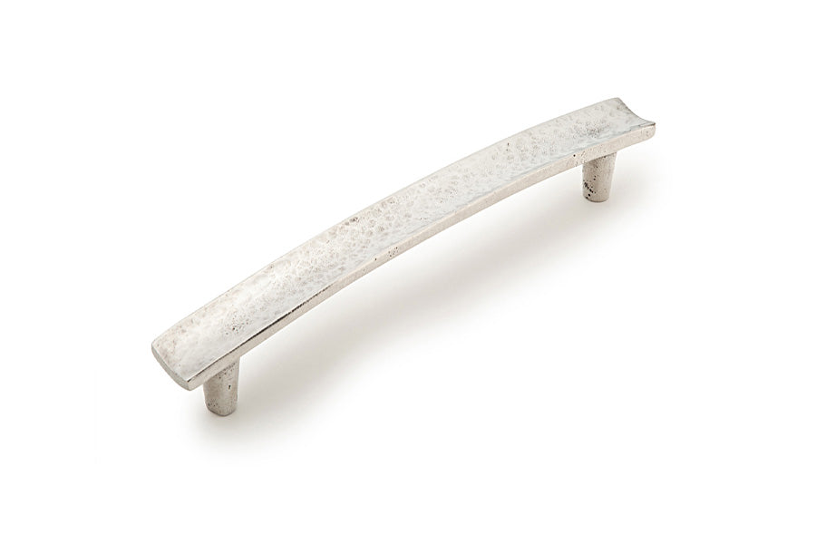 Schaub Martello 8-13/16" Center-to-Center Squared End Cabinet Pull, Natural Britannium