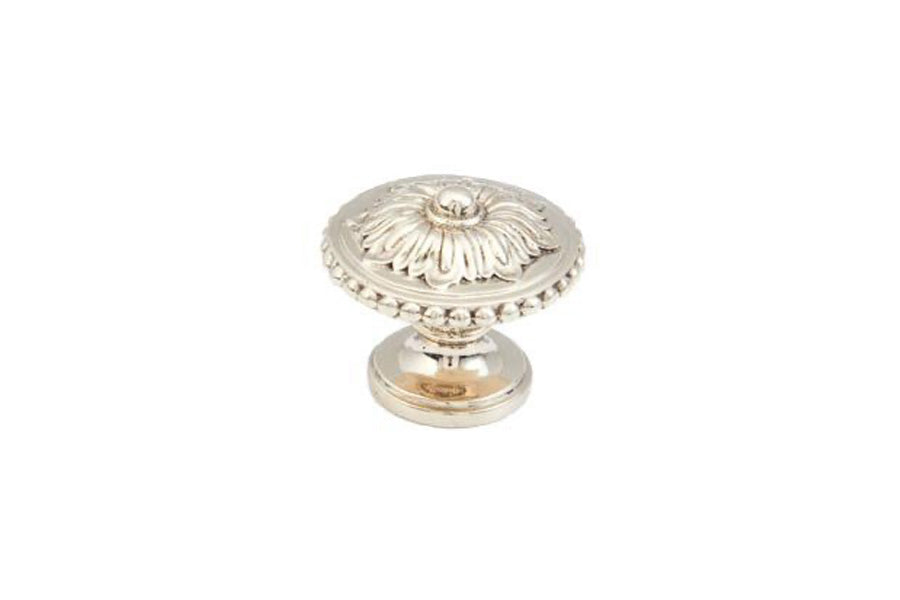 Schaub Sonata 1-1/4" Diameter Floral Beaded Round Cabinet Knob