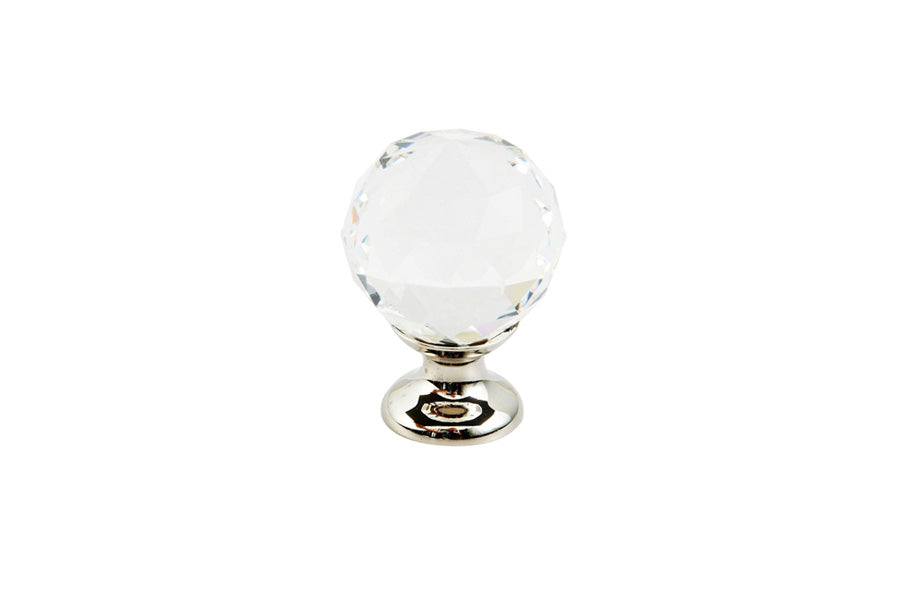 Schaub Stargaze 1-1/8" Diameter Round Crystal Cabinet Knob