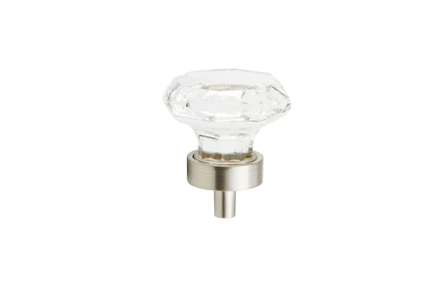 Schaub Stargaze 1-1/4" Diameter Octagonal Clear Cabinet Knob