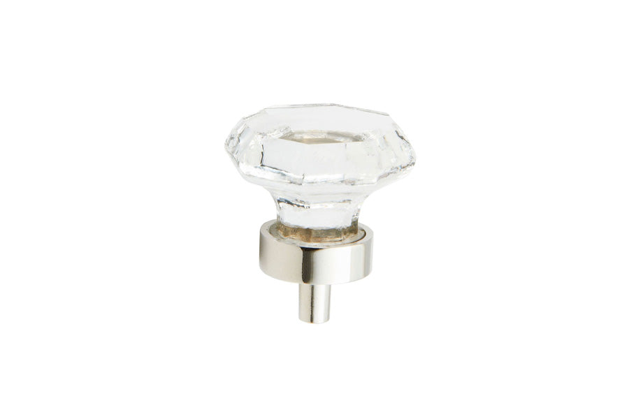 Schaub Stargaze 1-1/4" Diameter Octagonal Clear Cabinet Knob