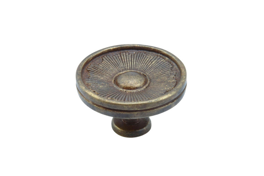 Schaub Sunburst 1-3/8" Diameter Round Knob Cabinet Knob