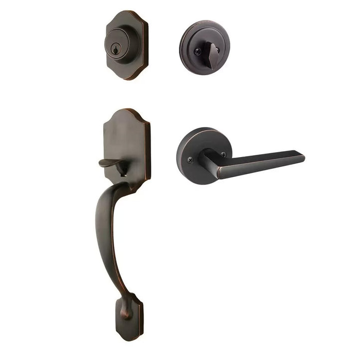 Sure-Loc Coral Handleset Keyed with Round Basel Lever