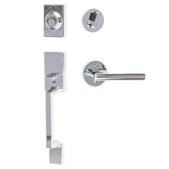 Ridgecrest Mountain Stockholm Handleset with Juneau Lever