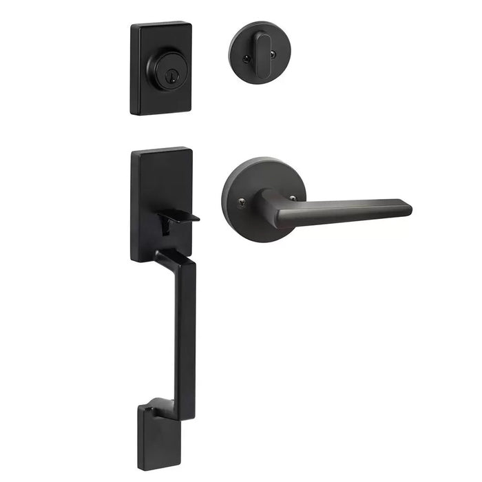 Ridgecrest Mountain Stockholm Handleset with Round Basel Lever