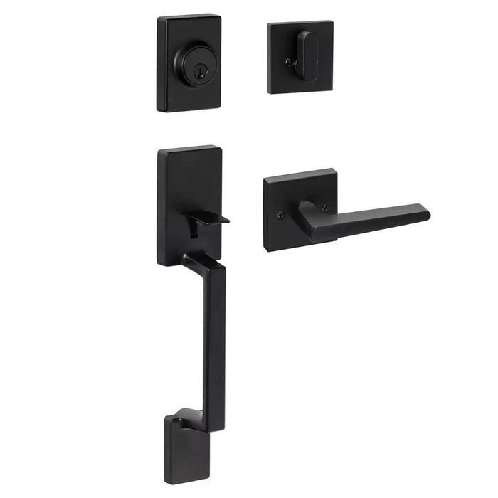 Ridgecrest Mountain Stockholm Handleset with Square Basel Lever
