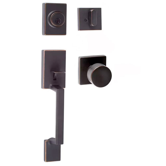 Ridgecrest Mountain Stockholm Handleset with Square Bergen Knob