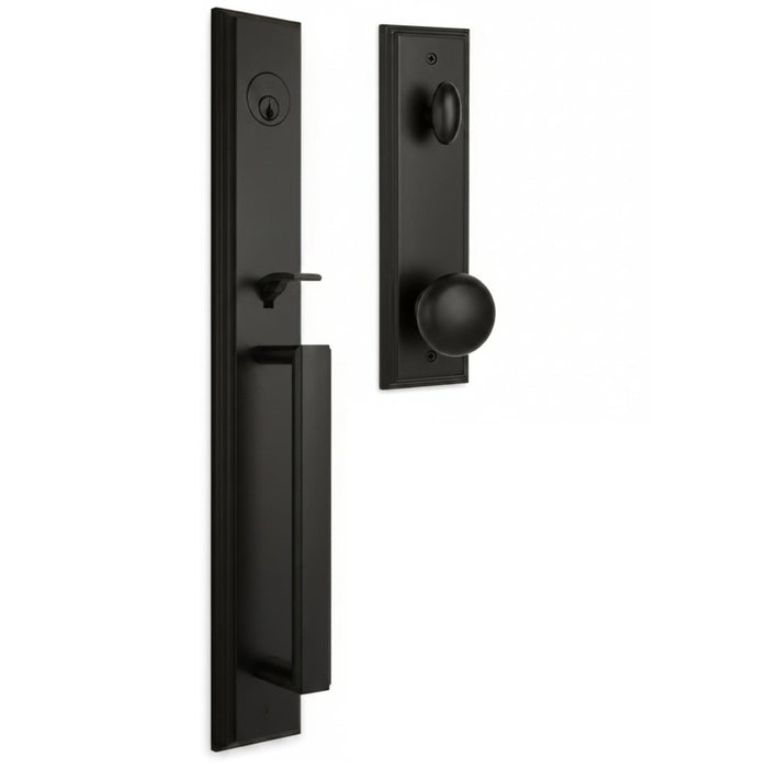 Weslock Belmont Single Deadbolt Handleset with Impresa Knob Entry Set