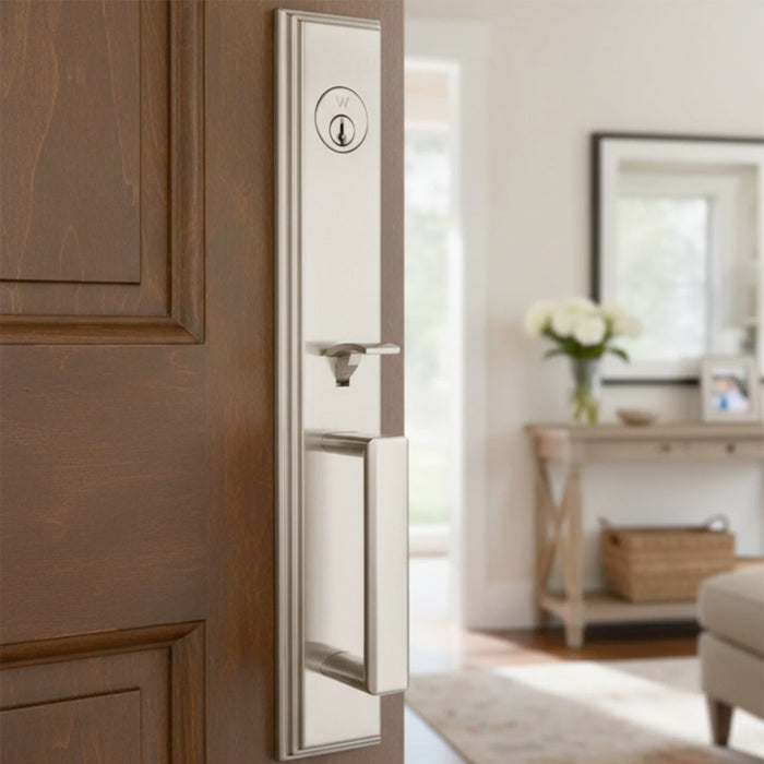 Weslock Belmont Single Deadbolt Handleset with Impresa Knob Entry Set