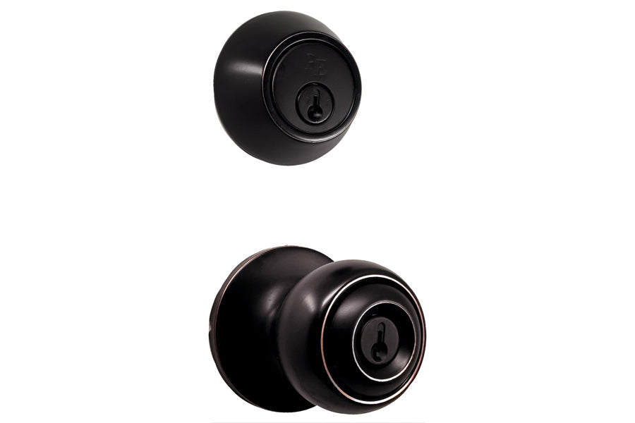 Weslock Hudson Knob with Deadbolt Combo