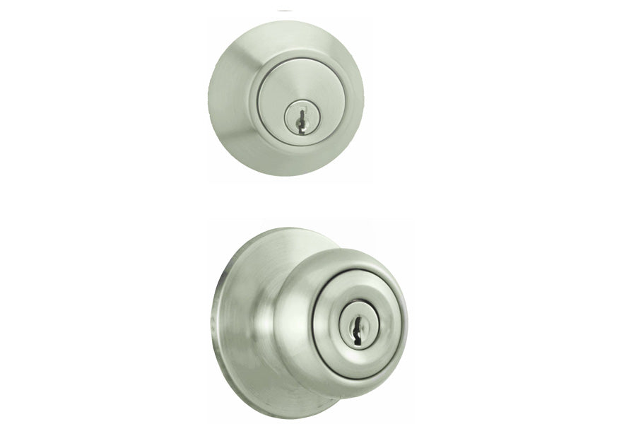 Weslock Hudson Knob with Deadbolt Combo