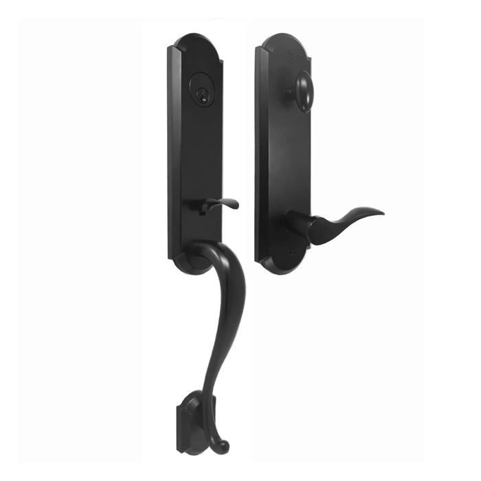 Weslock Mansion Single Cylinder Handleset with Bordeau Lever Entry Set