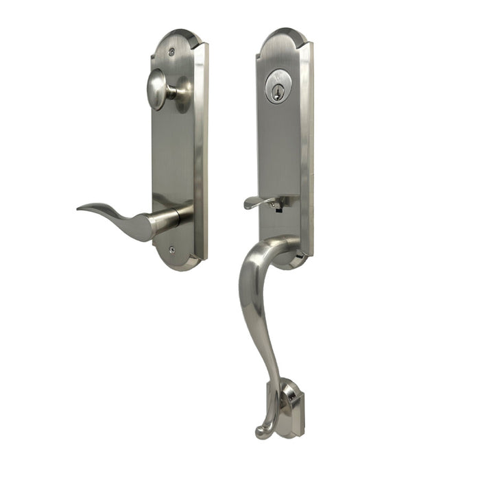 Weslock Mansion Single Cylinder Handleset with Bordeau Lever Entry Set