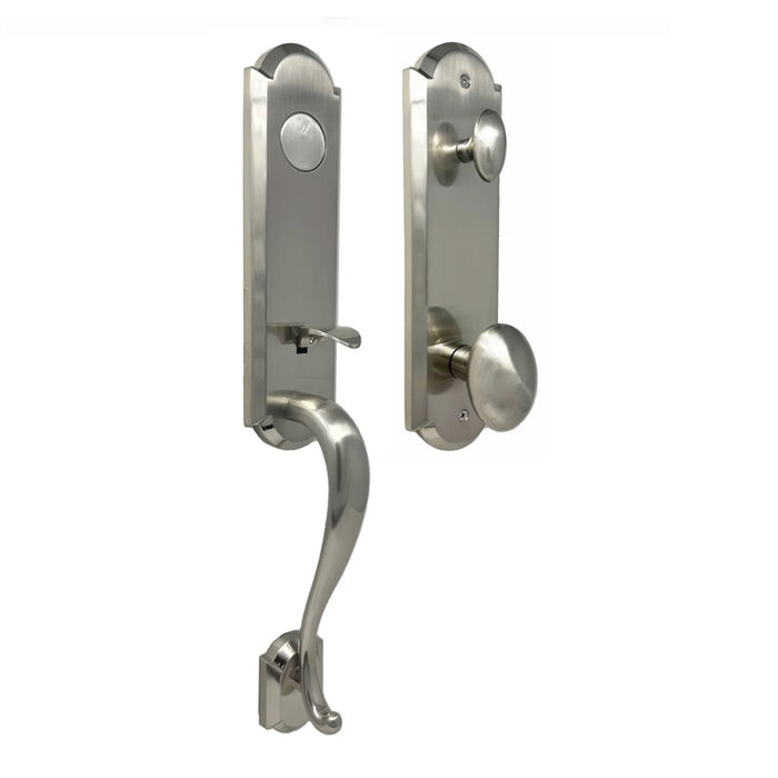 Weslock Mansion Dummy Handleset with Julienne Knob Entry Set