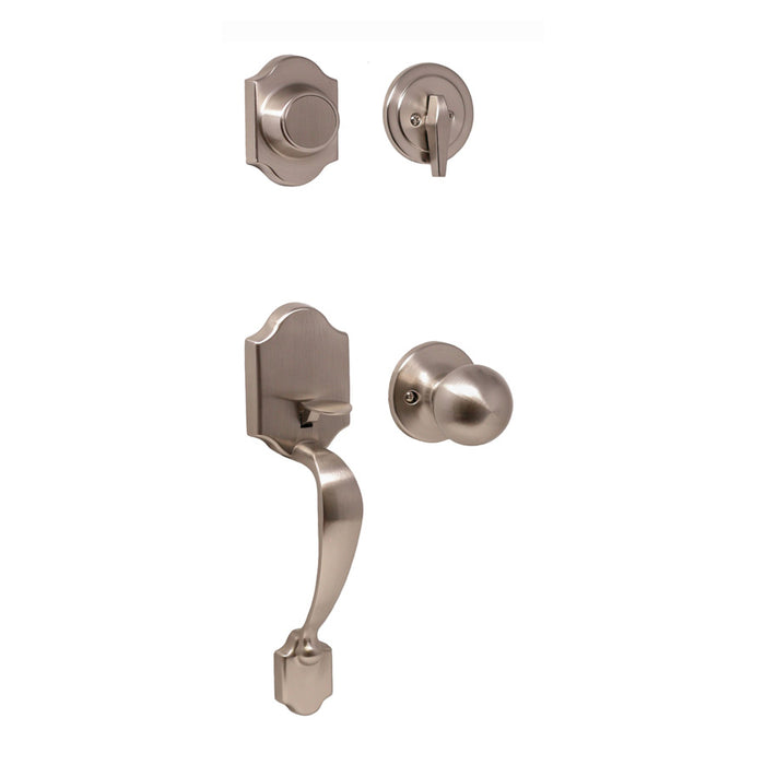 Weslock Parkside Dummy Handleset with Hudson Knob Entry Set