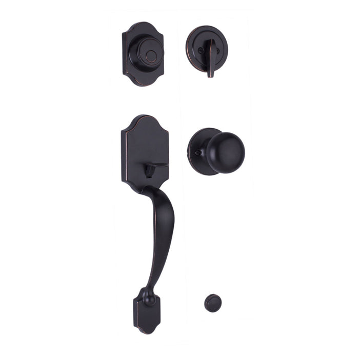 Weslock Parkside Dummy Handleset with Salem Knob Entry Set