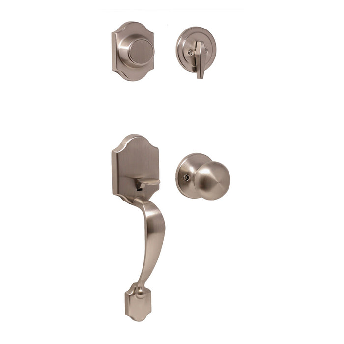 Weslock Parkside Dummy Handleset with Salem Knob Entry Set