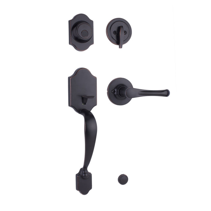 Weslock Parkside Dummy Handleset with Somerset Lever Entry Set