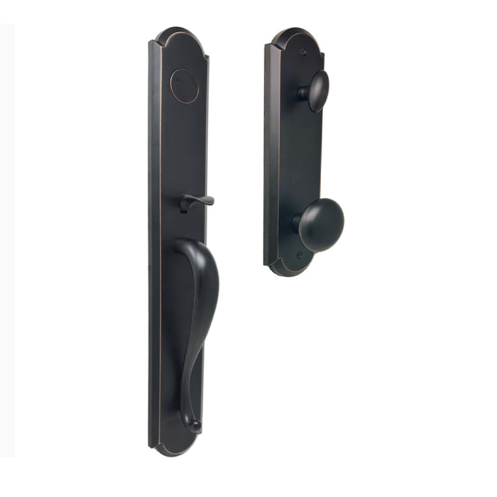 Weslock Philbrook Dummy Handleset with Impresa Knob Entry Set