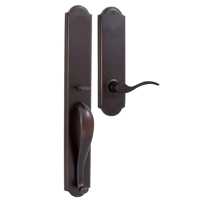 Weslock Philbrook Dummy Handleset with Left Hand Bordeau lever