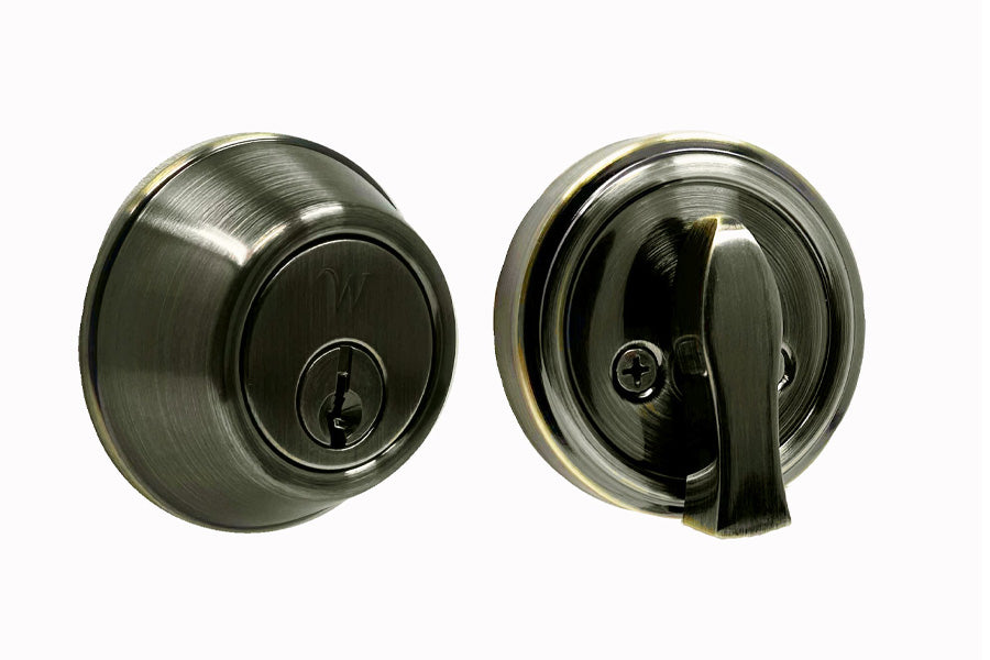 Weslock Round Rose Single Cylinder Deadbolt