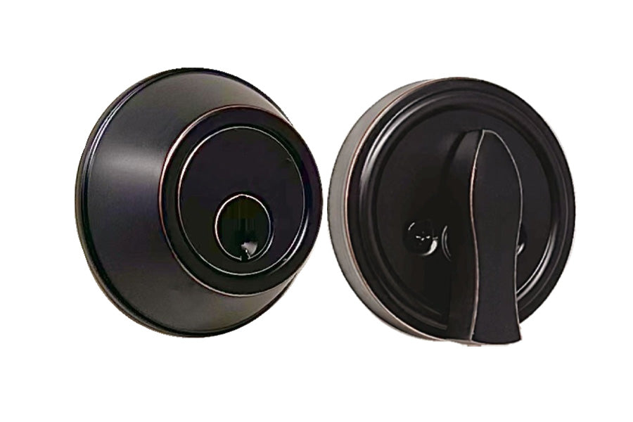 Weslock Round Rose Single Cylinder Deadbolt