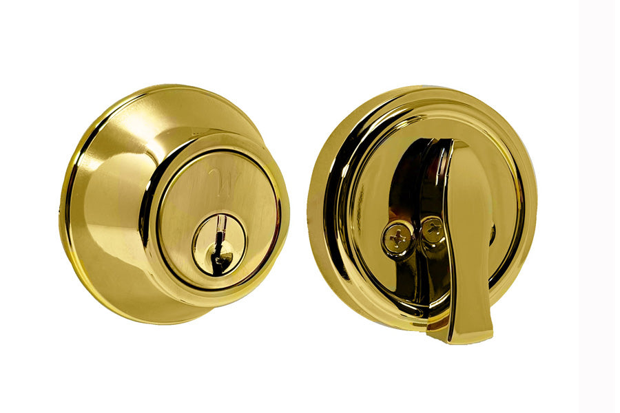 Weslock Round Rose Single Cylinder Deadbolt