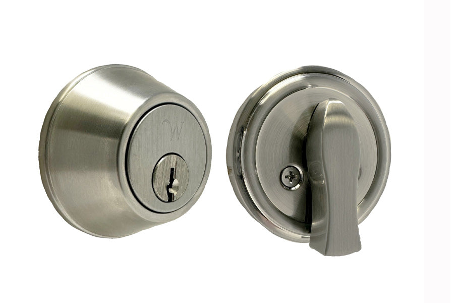 Weslock Round Rose Single Cylinder Deadbolt