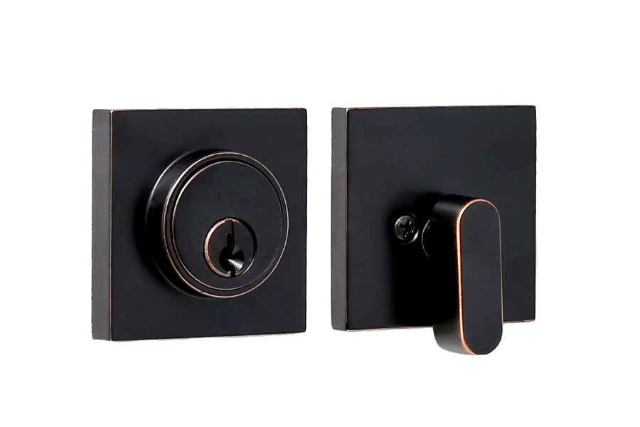 Weslock Square Rose Single Cylinder Deadbolt