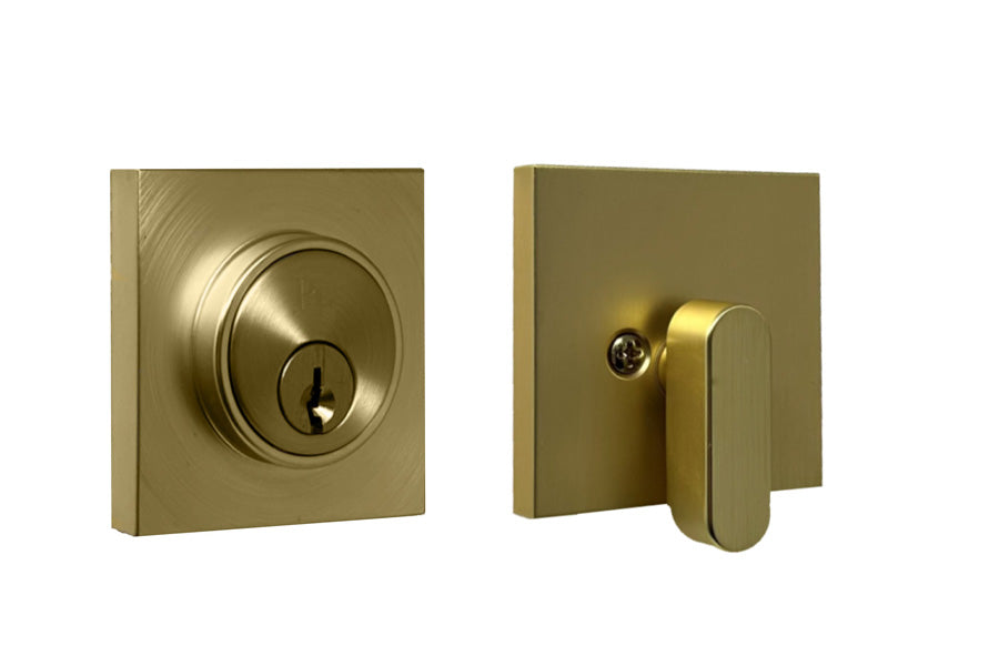 Weslock Square Rose Single Cylinder Deadbolt