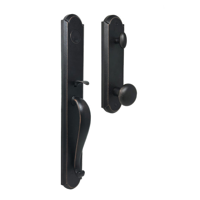 Weslock Wiltshire Dummy Handleset with Wexford Knob Entry Set