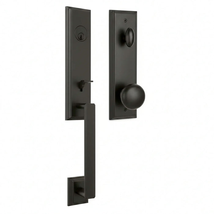 Weslock Woodward Single Deadbolt Handleset with Impresa Knob Entry Set