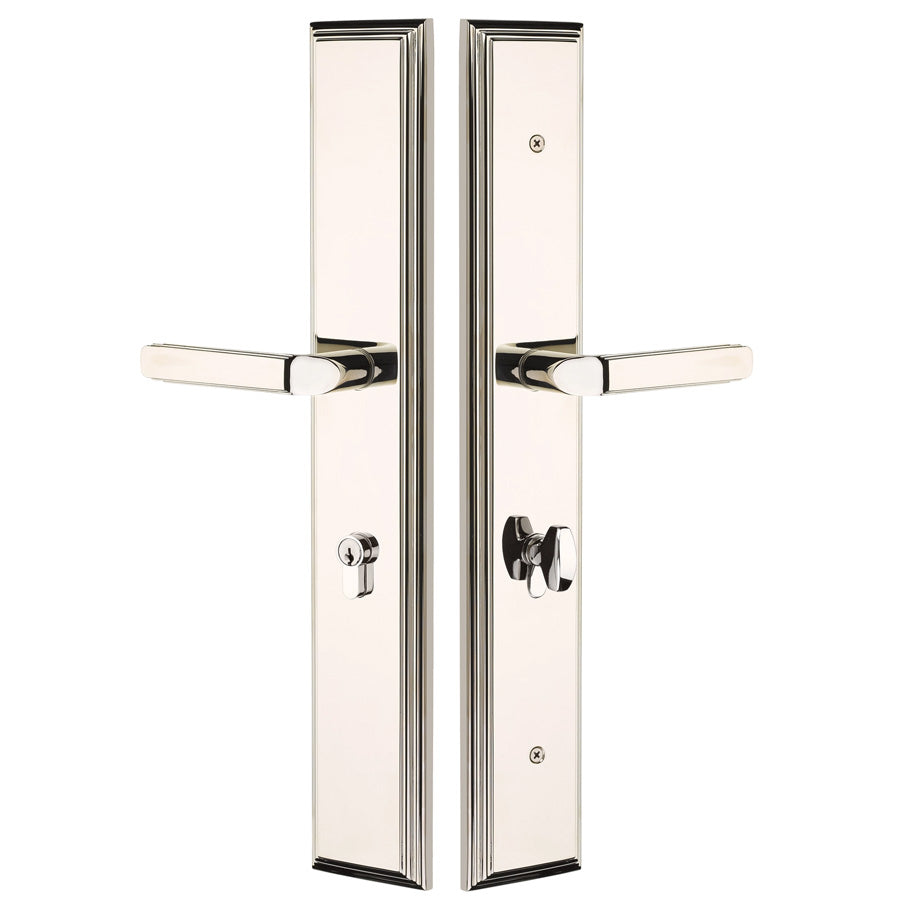 Emtek Handleset - Melrose Multi-Point Entry Set - Euro Style — Lux Door ...