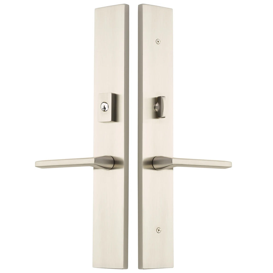 Emtek Handleset - Modern Rectangular Multi-Point Entry Set — Lux Door ...