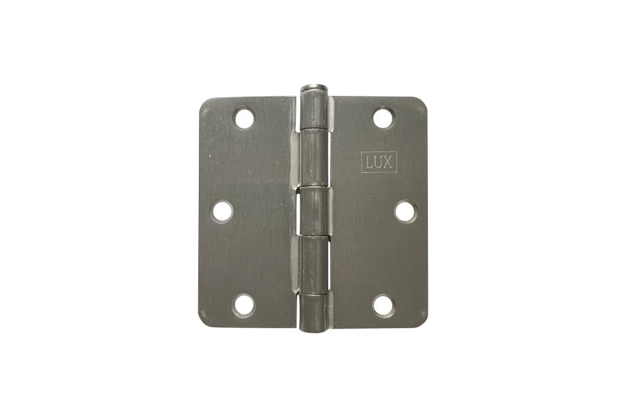 LUX 3.5" X 3.5" Plain Bearing Steel Hinge [x4 Per Box]