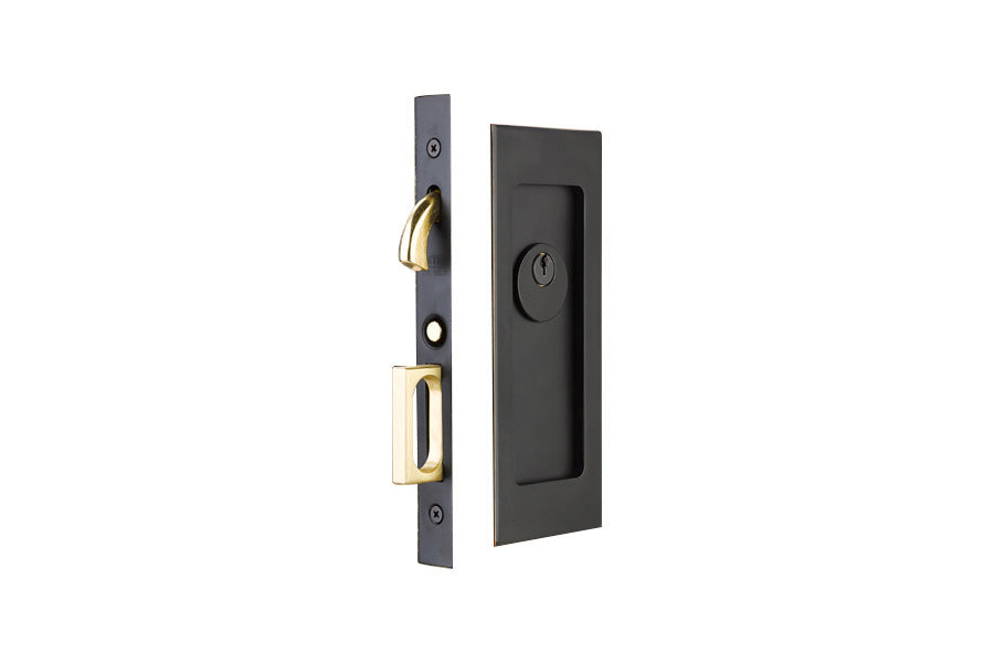 Emtek Modern Rectangular Pocket Door Mortise