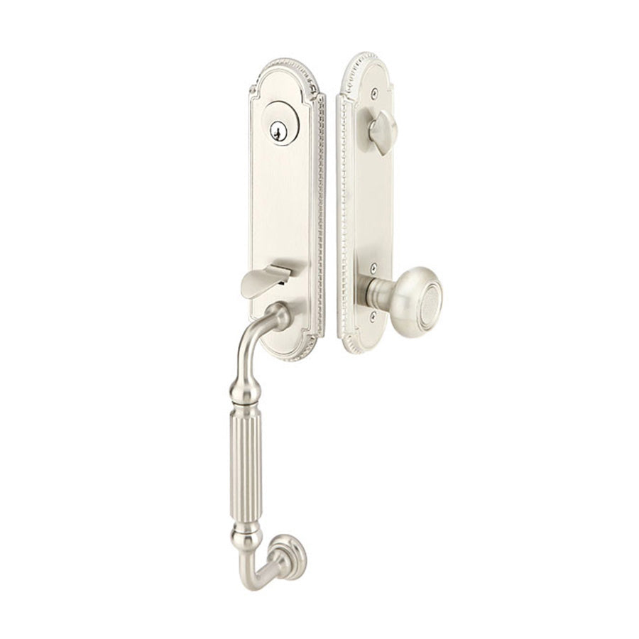 Emtek Handleset Orleans Entry Set — Lux Door Hardware