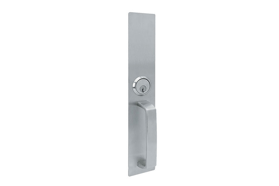 Cal-Royal Exit Device Night Latch Commercial Pull Trim (Non-Handed)