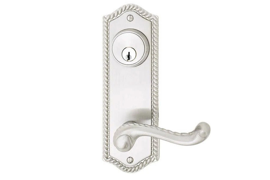 Emtek Rope Sideplate Lock — Lux Door Hardware