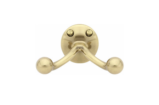 Emtek Traditional Brass Double Hook