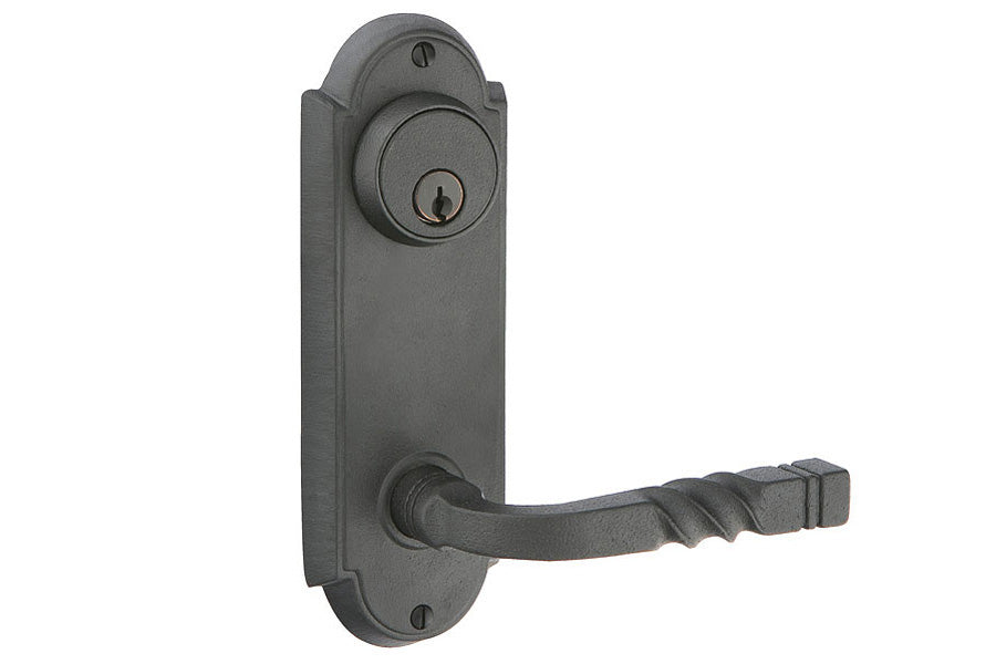 Emtek #5 Wrought Steel Sideplate Lock