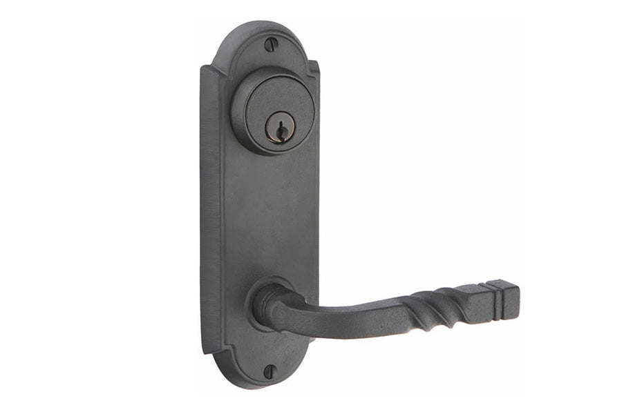 Emtek #5 Wrought Steel Sideplate Lock